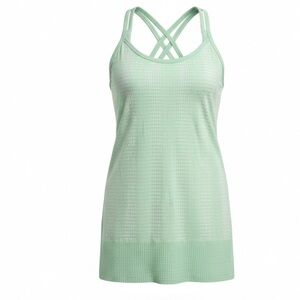 Athleta Mind Over Matter Pixel Tank Lily Pad Green Extra Small